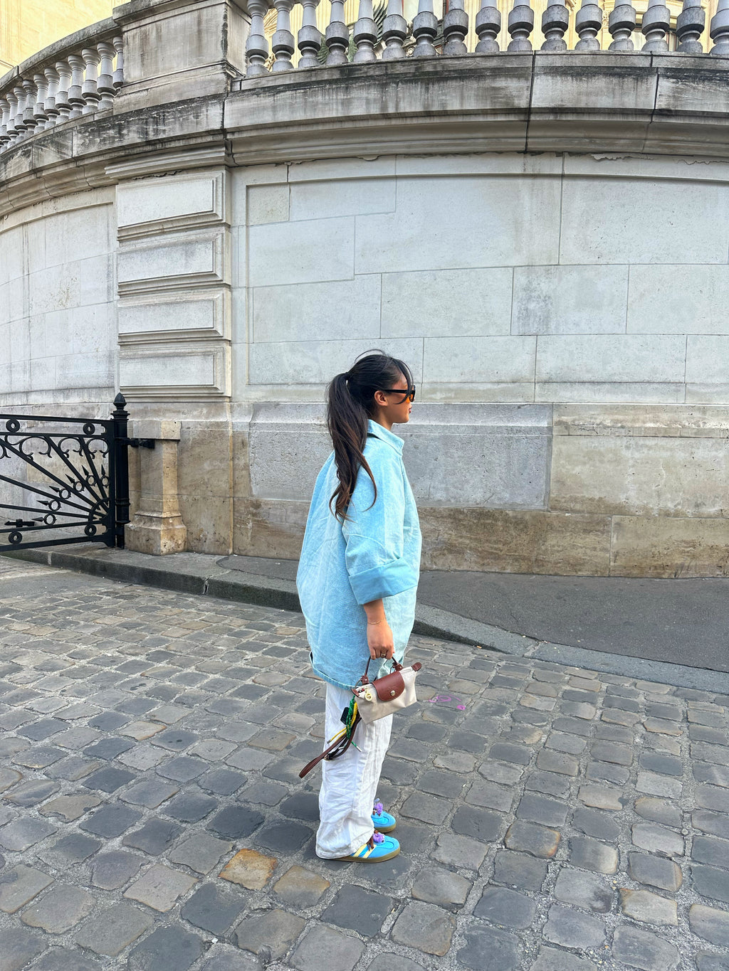 Chemise en jeans oversize